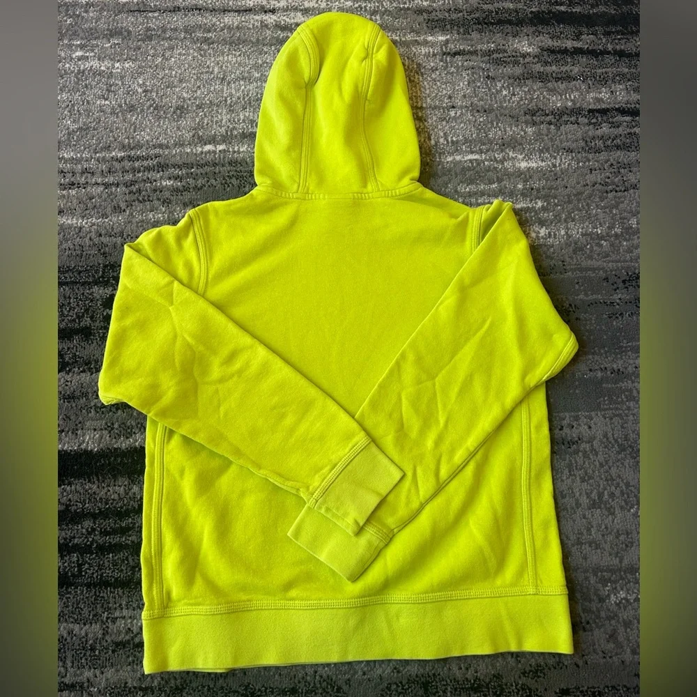 NIKE Neon Hoodie With Embroidered Swoosh - Picture 9 of 9